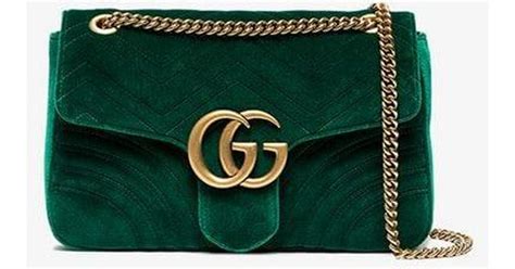 green velvet gucci purse